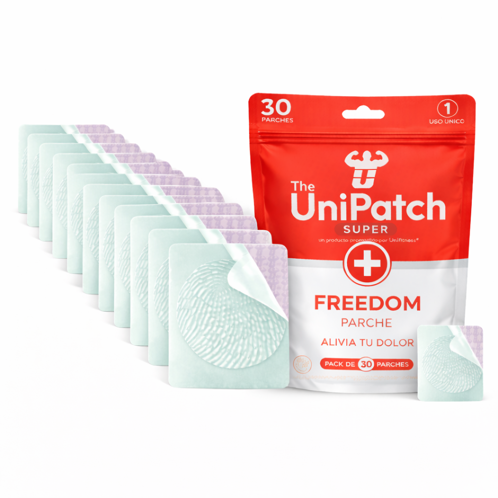 UniPatch Super Freedom | Parche Deportivo Vibrotáctil para Comodidad Corporal y Sensación de Alivio | Sin Medicamentos
