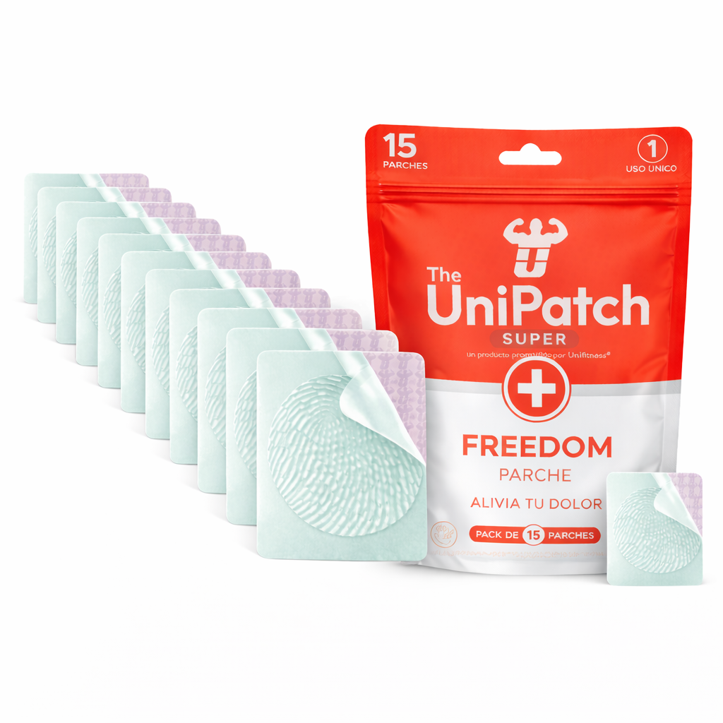 UniPatch Super Freedom | Parche Deportivo Vibrotáctil para Comodidad Corporal y Sensación de Alivio | Sin Medicamentos