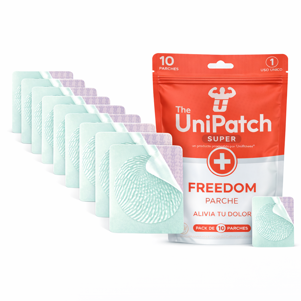 UniPatch Super Freedom | Parche Deportivo Vibrotáctil para Comodidad Corporal y Sensación de Alivio | Sin Medicamentos