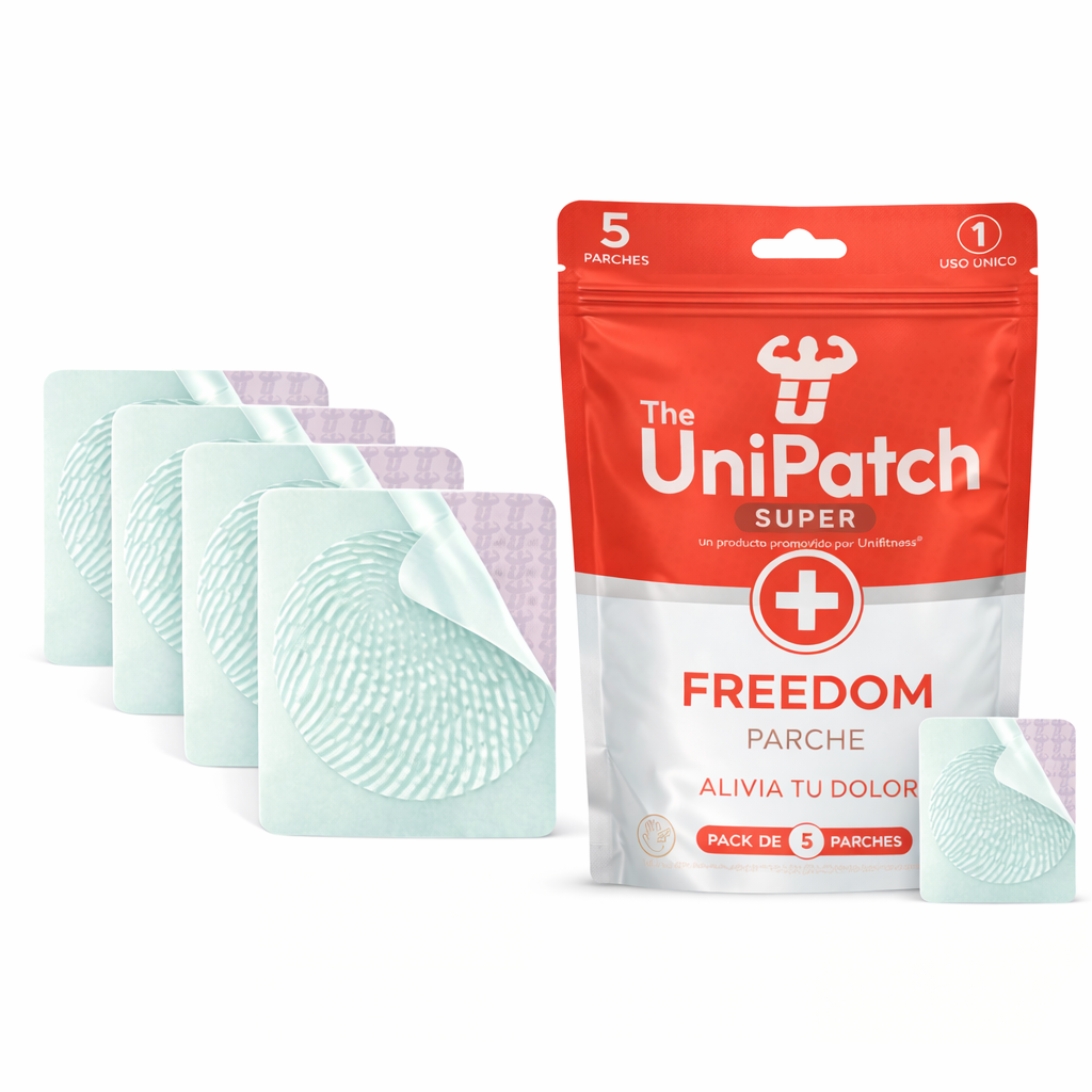 UniPatch Super Freedom | Parche Deportivo Vibrotáctil para Comodidad Corporal y Sensación de Alivio | Sin Medicamentos