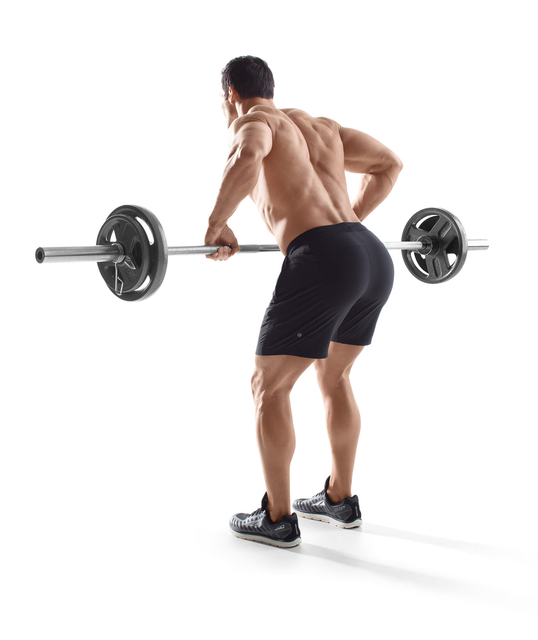 Juego De Barra Olimpica Con Discos Weider 300 Lbs Hoph300