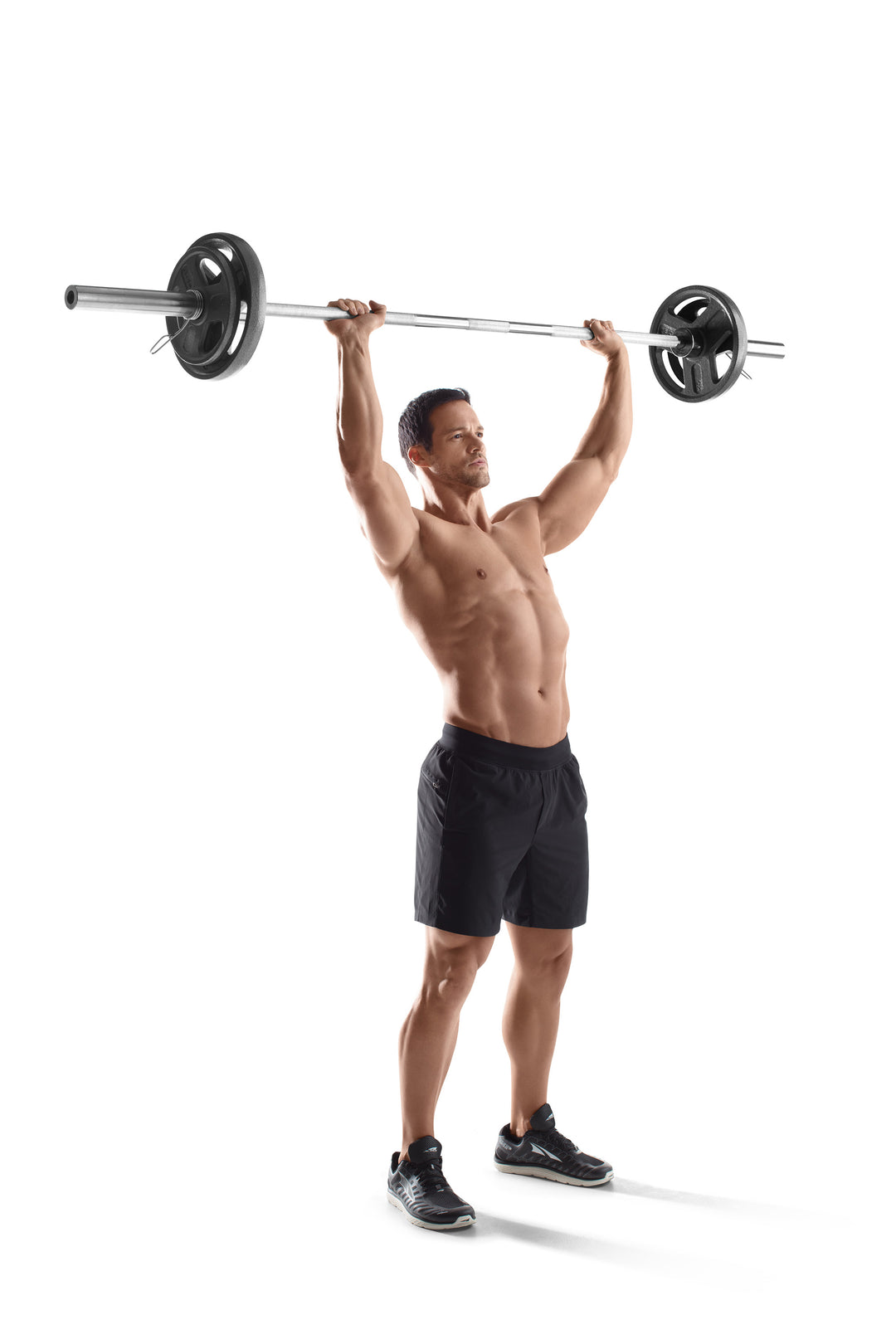 Juego De Barra Olimpica Con Discos Weider 300 Lbs Hoph300