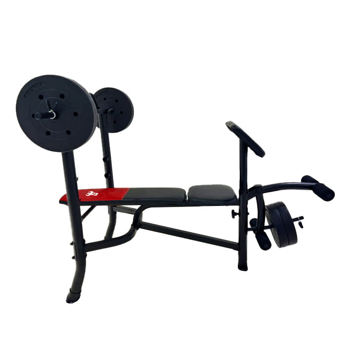 Banco Unifitness Multiejercicios con pesas