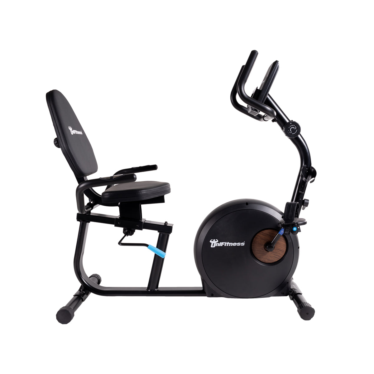 Bicicleta Recumbente Unifitness U23 Color Negro