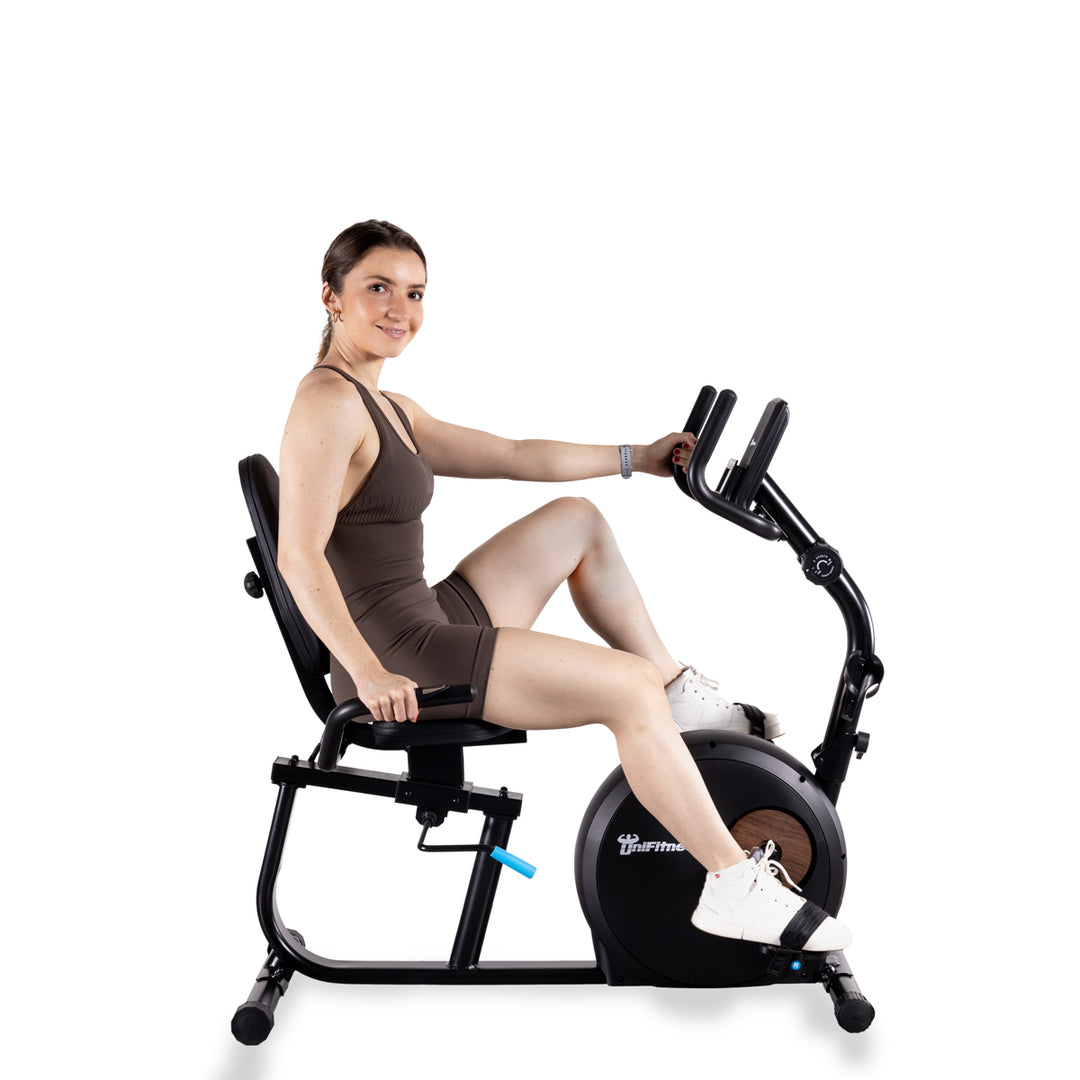 Bicicleta Recumbente Unifitness U23 Color Negro