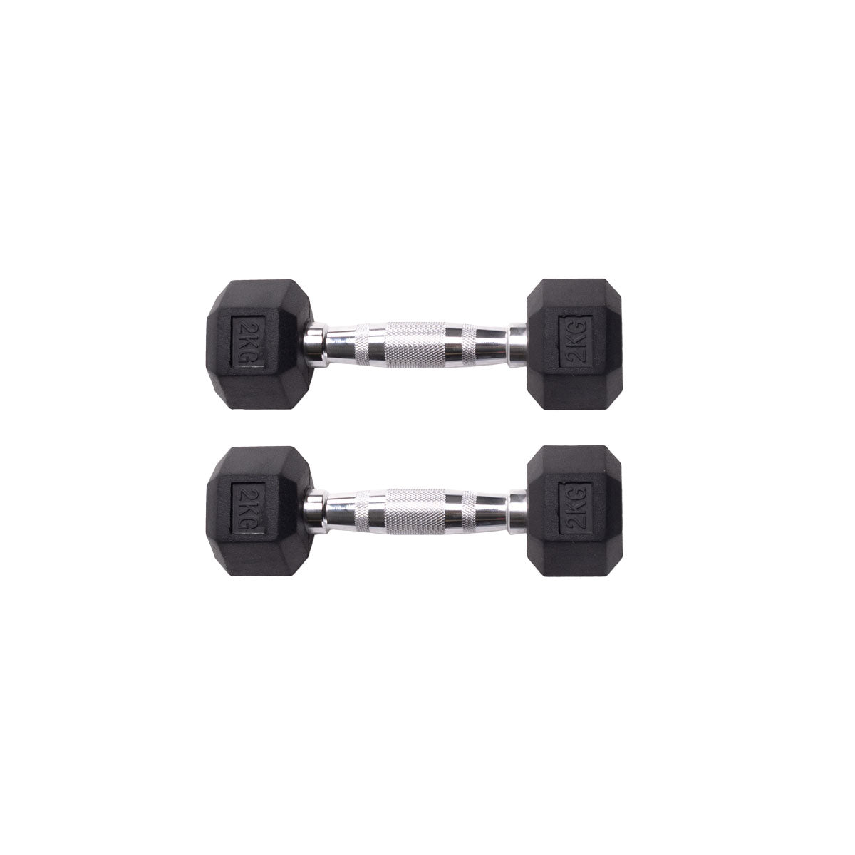 Mancuerna hexagonal de goma Unifitness