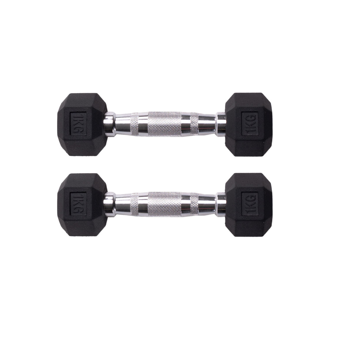 Mancuerna hexagonal de goma Unifitness