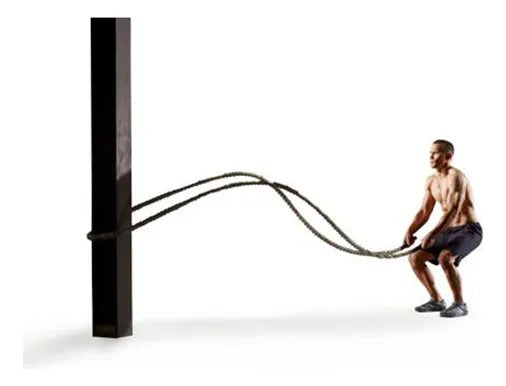 Cuerda De Entrenamiento Golds Gym WGGRP12 Blanco