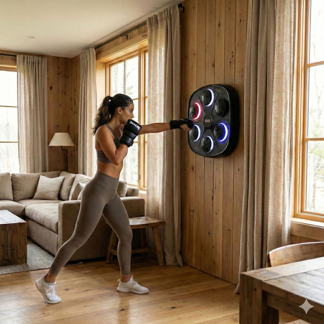 Maquina De Boxeo Inteligente Con Musica Marca Unifitness