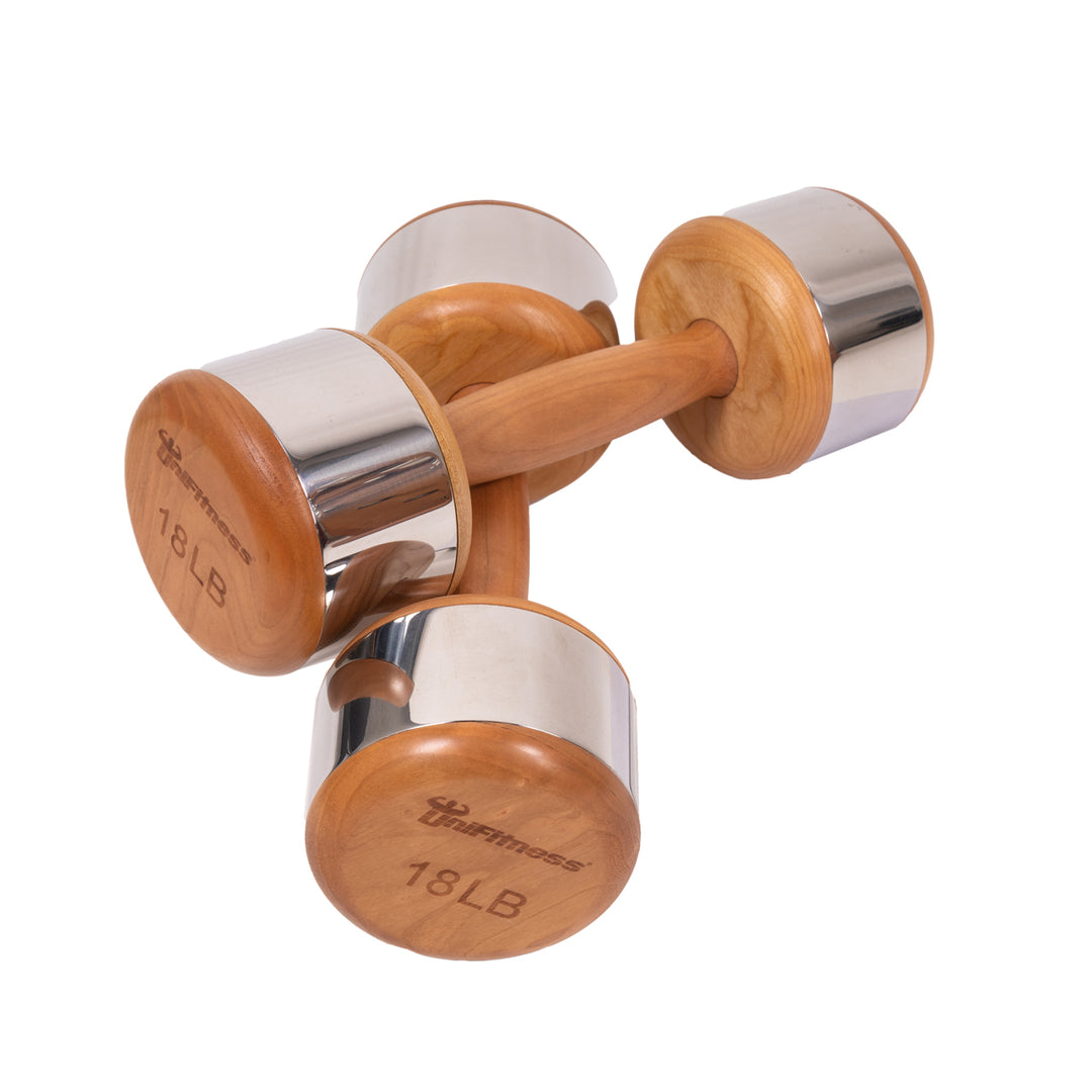UniFitness Set de Mancuernas con Estante