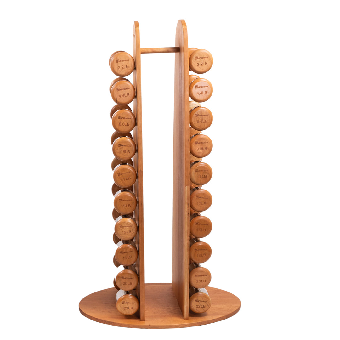 UniFitness Set de Mancuernas con Estante